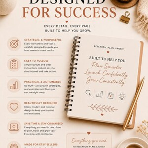 Etsy Product Research Workbook | Find Winning Products | Competitor Analysis Planner image 7