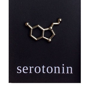 Serotonin Lapel Pin image 1