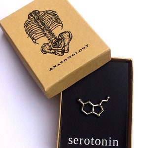 Serotonin Lapel Pin image 4
