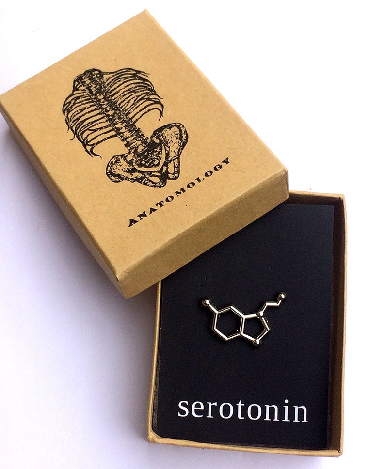 Serotonin Lapel Pin image 4