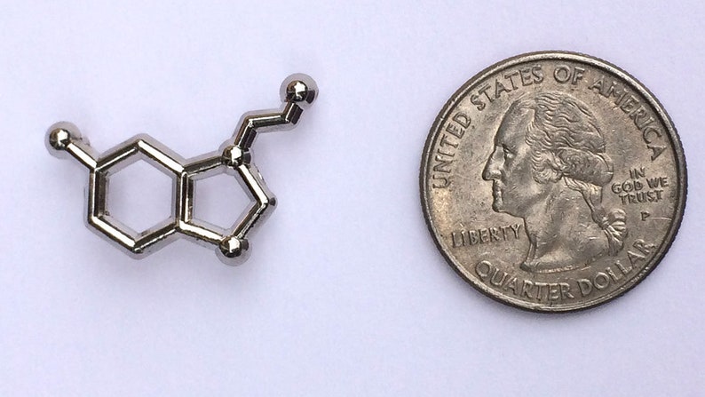 Serotonin Lapel Pin image 3