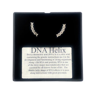 DNA post earrings DNA stud earrings
