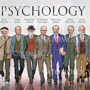 Large Men in Psychology Poster