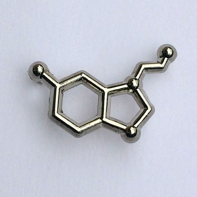 Serotonin Lapel Pin image 2
