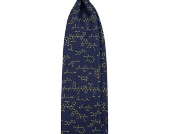 Brain Chemical Tie Neuroscience Tie Science Tie