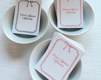 Cards Against Maternity Game | Funny Baby Shower Activity (Instant Download)