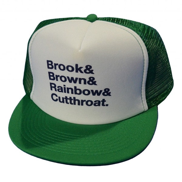 Trout Names - Fly Fishing Trucker Hat