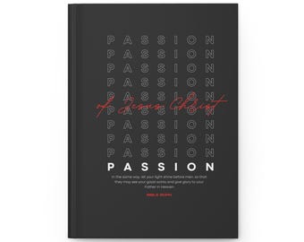 Carnet à couverture rigide — Carnet d'inspiration mat « Passion »