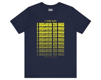 1 Cor 6:20 T-shirt Ecriture | T-shirt verset biblique chrétien