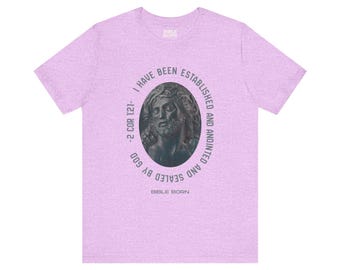-shirt portrait de Jésus de Zazzle.be Liste d'envies Vous avez des idées ? 2 Cor 1:21 Chemise biblique