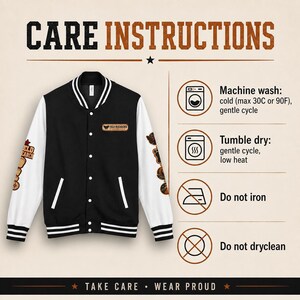 Cryptid Jacket, Patchwork Design Letterman Varsity with Bold Emblem image 7