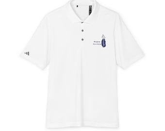 Polo de golf adidas d'été blanc - Bogey Society
