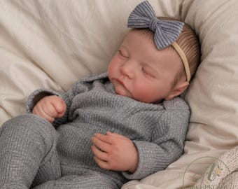 Lifelike Reborn Baby Doll Levi- Realistic 19" Girl Sleeping Doll Toy