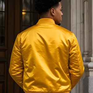 Lambda Upsilon Lambda Greek Jacket, Greek Letter Varsity Jacket,  Fraternity Sorority Jacket, Satin Bomber Jacket, Custom Greek Life Jacket,