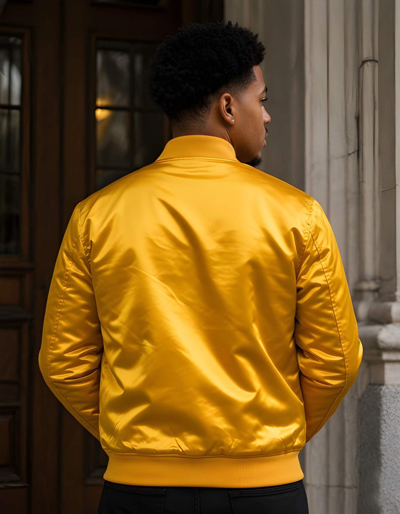 Lambda Upsilon Lambda Greek Jacket, Greek Letter Varsity Jacket,  Fraternity Sorority Jacket, Satin Bomber Jacket, Custom Greek Life Jacket,