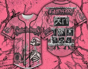 Personlig Greyday G59 2026 basebolltröja, Greyday Tour 2026 tröja, Suicideboy merchandise-tröja, Tour 2026-tröja för fans