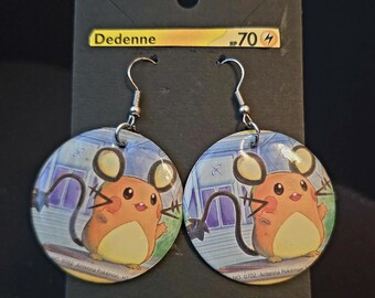 Boucles d'oreilles Carte Pokémon