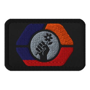 Curated Rebellion Dystopian Protest No Kings Embroidered Patch