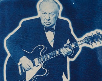 Handmade cyanotype | Indigo print | Art | Sun print | Wall decor | Unique wall art | Churchill