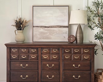 Refinished Apothecary Style Dresser