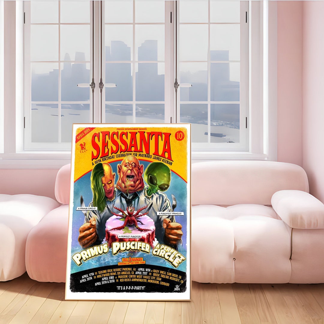 Puscifer Tour 2024 Poster Etsy