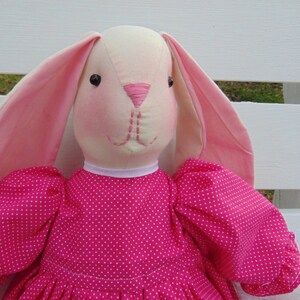 Traci the Stuffed Easter Bunny Rabbit Doll
