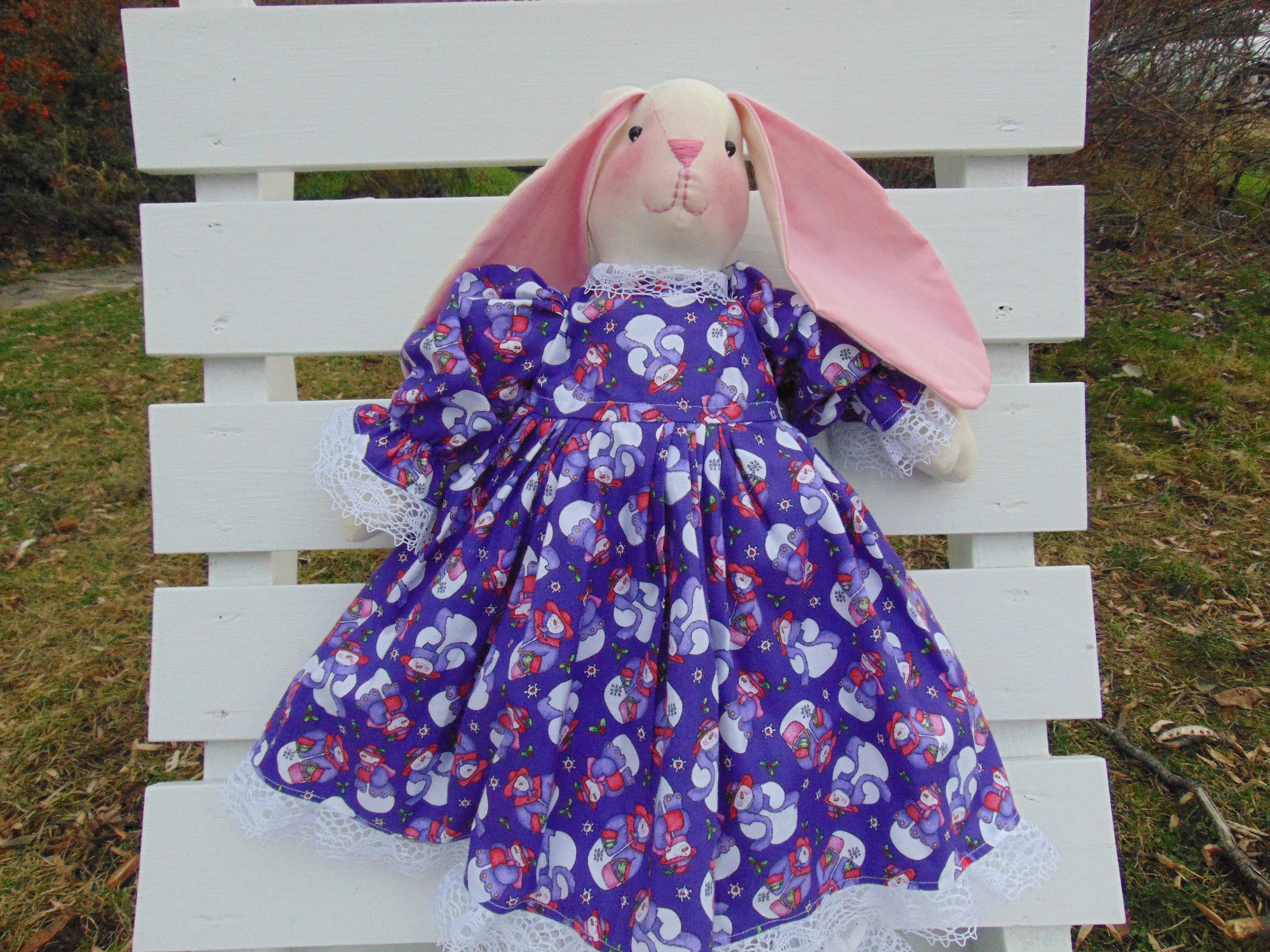 Merri the Stuffed Bunny Rabbit Doll - Etsy