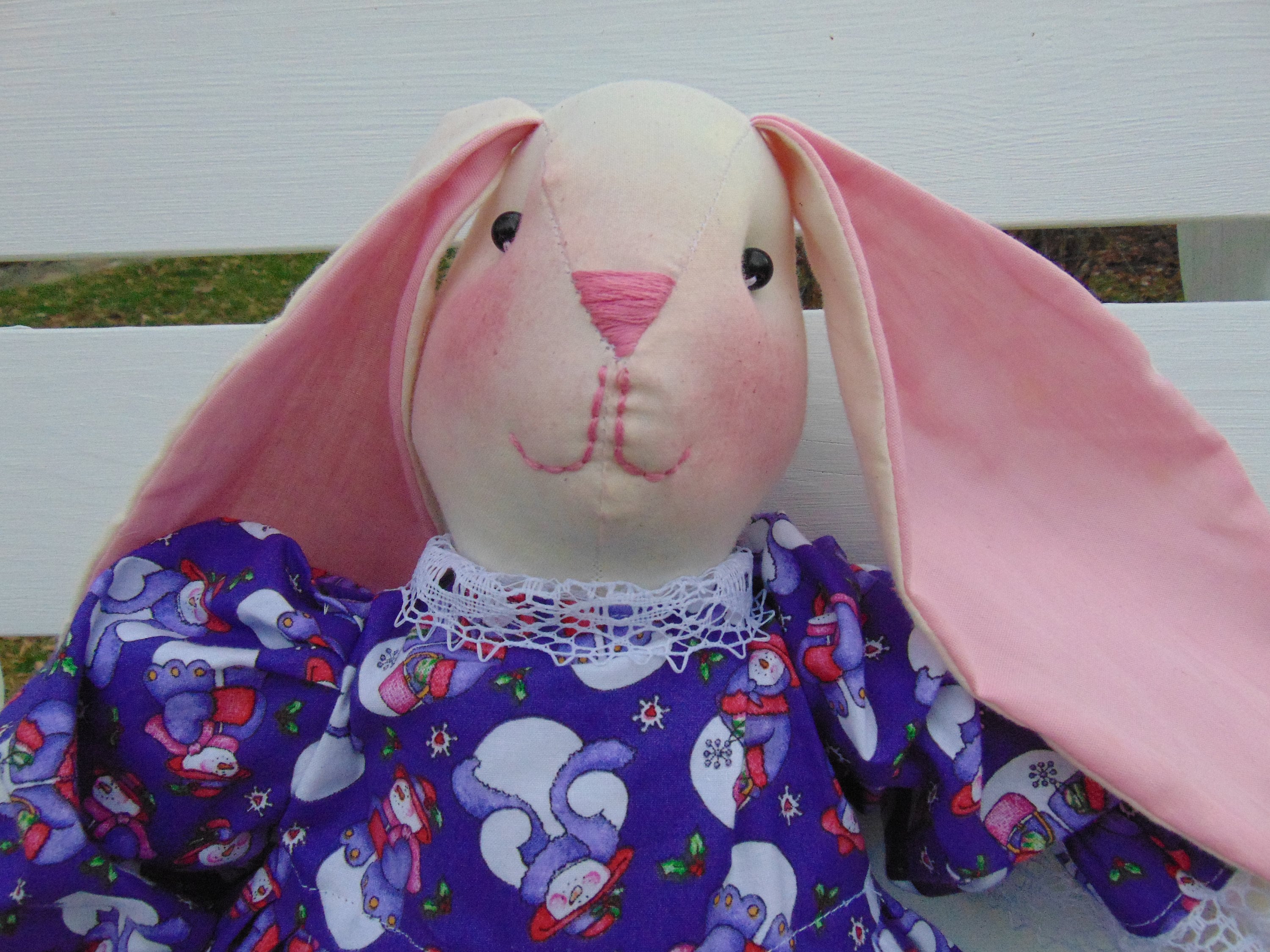 Merri the Stuffed Bunny Rabbit Doll - Etsy