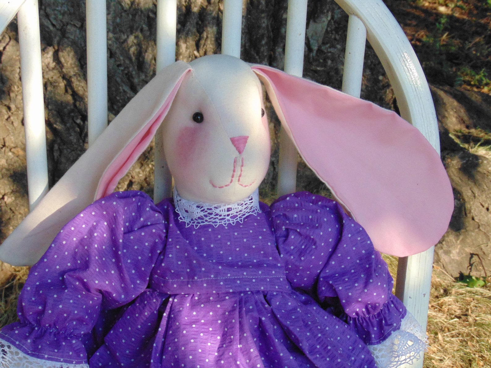 Missy the Stuffed Easter Bunny Rabbit Doll - Etsy