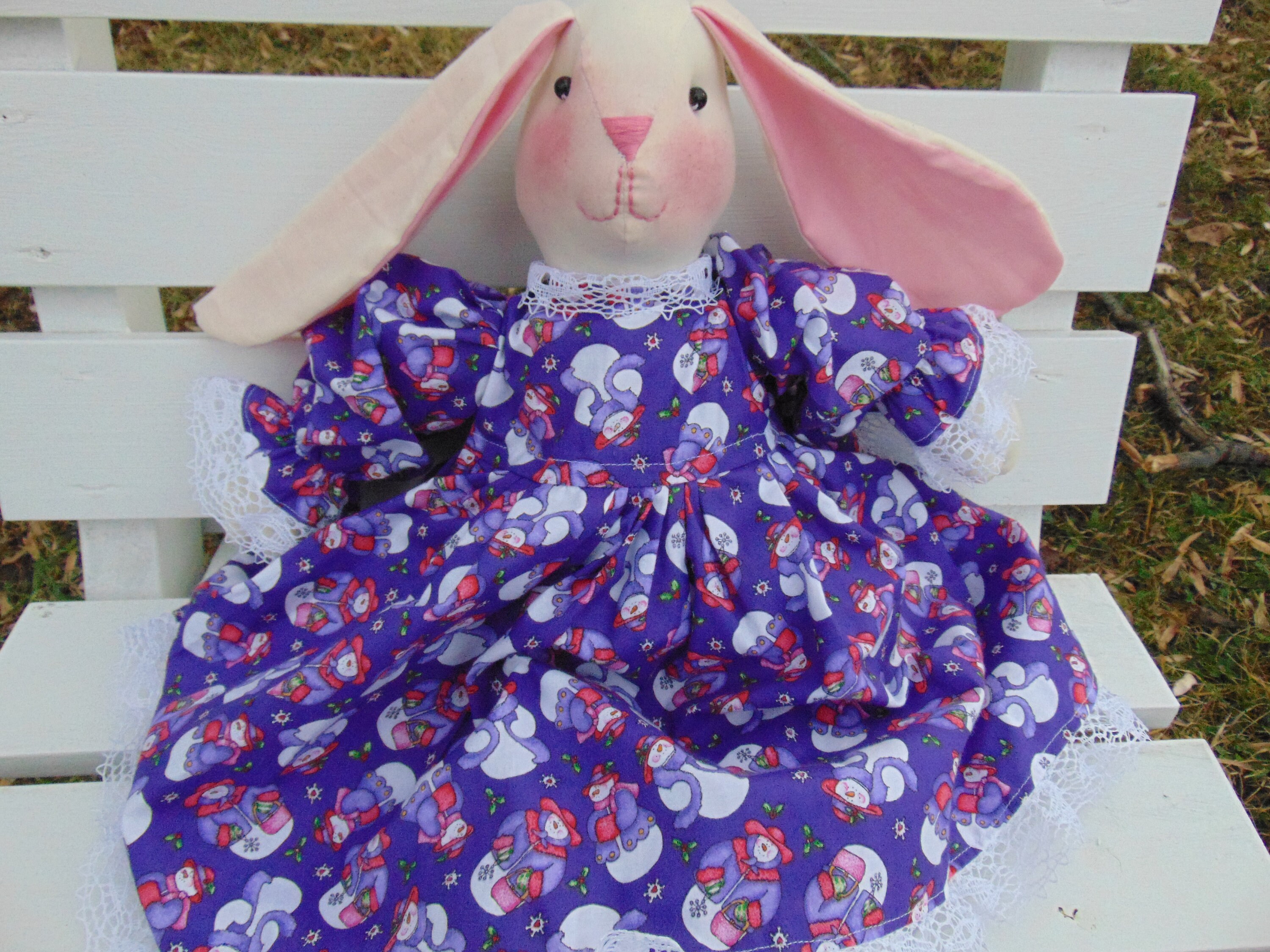 Merri the Stuffed Bunny Rabbit Doll - Etsy