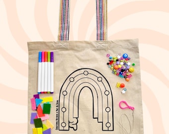 Bolsas de tela para crear tu propia creatividad. A partir de 4 años. Proyecto de arte para niños. Creatividad. Kit de arte para hacer tú mismo. Regalo para niños.