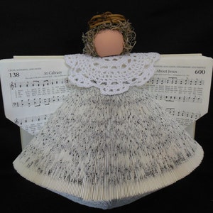 Vintage Hymnal Book Angel