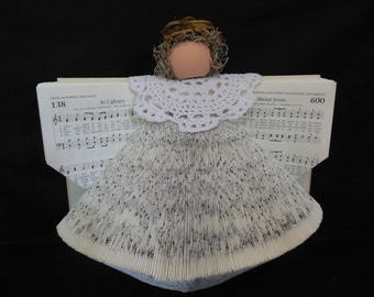 Vintage Hymnal Book Angel