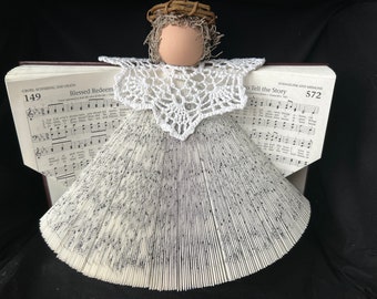 Vintage Hymnal Book Angel