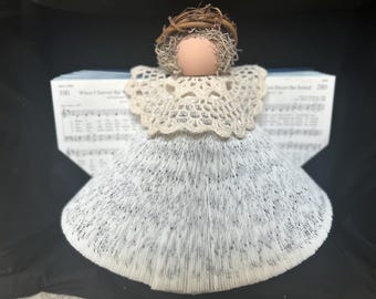 Vintage Hymnal Book Angel