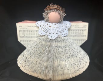 Vintage Hymnal Book Angel