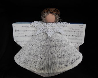 Vintage Hymnal Book Angel