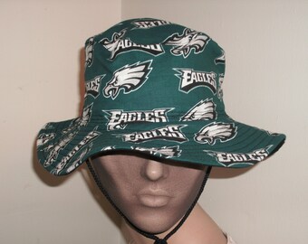 eagles bucket hat with string