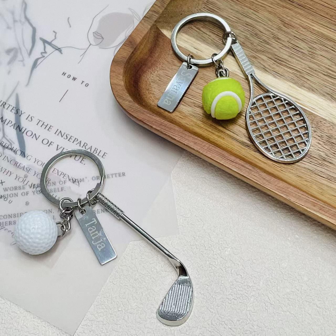 Tennis keychain - Etsy 日本