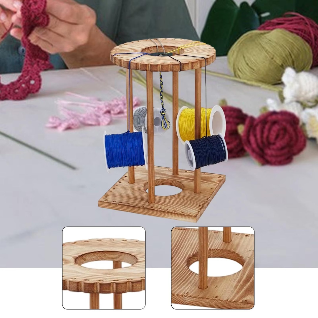 Wooden Kumihimo Braiding Board Marudai Disk Loom for Handmade Bracelet ...