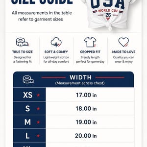 Top corto de la Copa Mundial de EE. UU. 2026, camiseta vintage desgastada para aficionados al fútbol, camiseta de mujer de la selección femenina de EE. UU. imagen 9