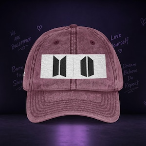 Bts Logo Baseball Cap - Etsy