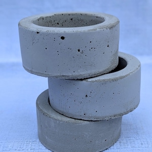 Teelichthalter aus Beton | Kerzenständer| Geschenk | planter pot | Industrial Style | Mitbringsel | Eierbecher | LIECHT by BetonGöre
