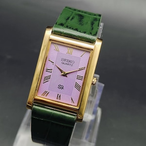 Seiko Tank Purple Dial - Etsy