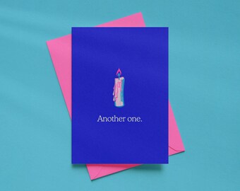 Another One Best Friend Verjaardagskaartsjabloon, bewerkbare canva-wenskaart, afdrukbare digitale kaart, gepersonaliseerd kaartontwerp