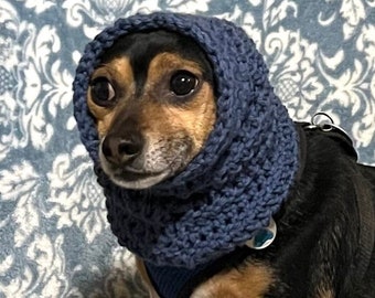 Custom Crochet Dog Snood: Handmade Winter Scarf
