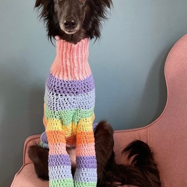 Crochet Dog Sweater Etsy