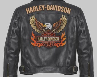 Men's Genuine Leather Biker Jacket, Vintage Motorcycle Cafe Racer Coat