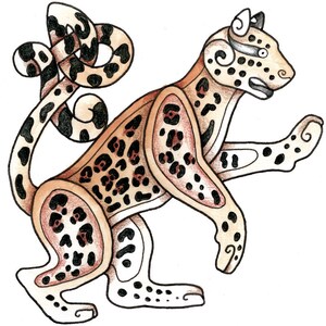 Celtic Critter - Leopard - Original