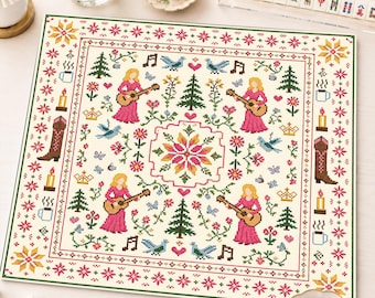 Tapete de Mahjong Dolly Parton, Tapete de Mahjong com Estampa de Bordado Sintético de Música Country, Presente Rosa para Fãs de Mahjong com Tema de Cowgirl do Oeste, Tapete para Jogos do Sul